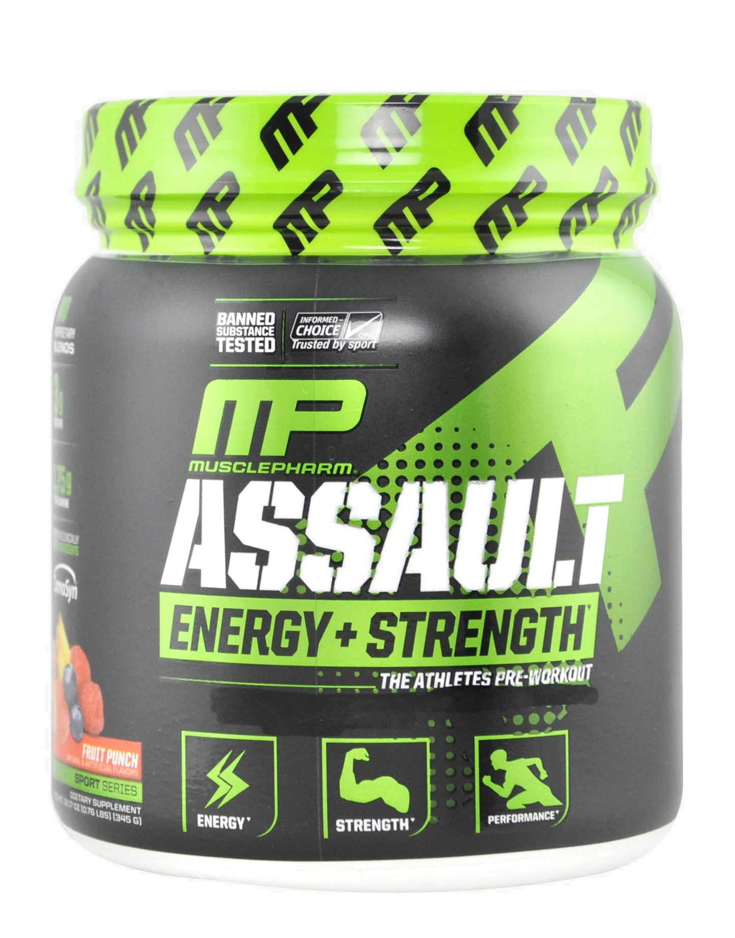 MusclePharm Assault Energy 345g Fruit Punch