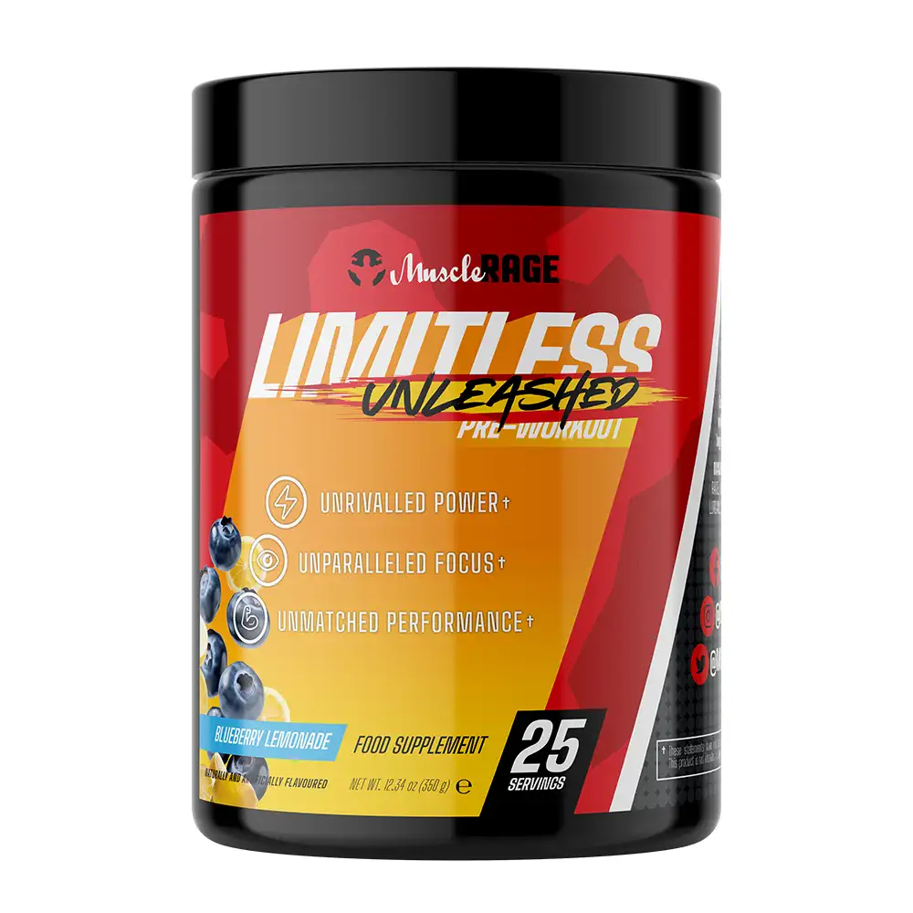 MuscleRage Limitless Unleashed 350g Cherry Cola