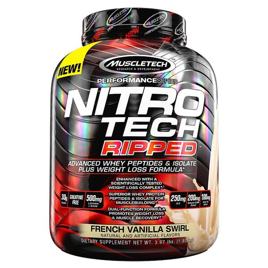 Muscletech Nitro Tech Ripped 1.8kg French Vanilla Swirl