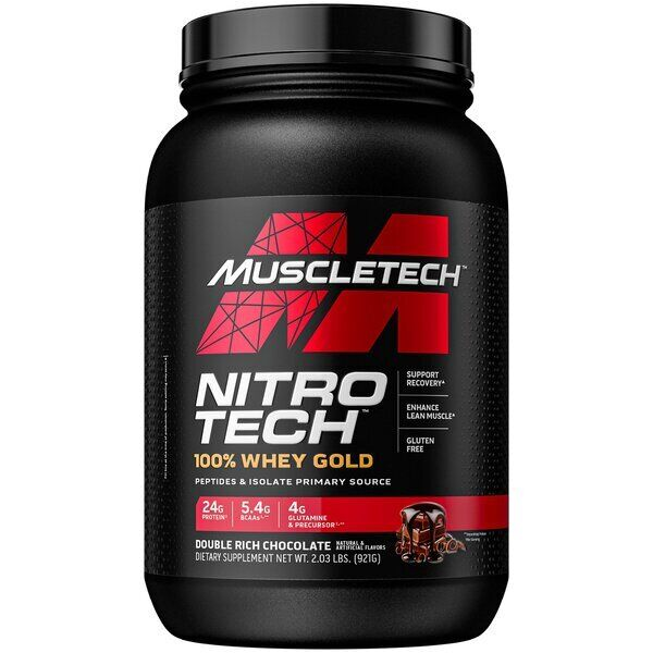 Muscletech Nitro Tech 100% Whey Gold 2.27kg Double Rich Chocolate