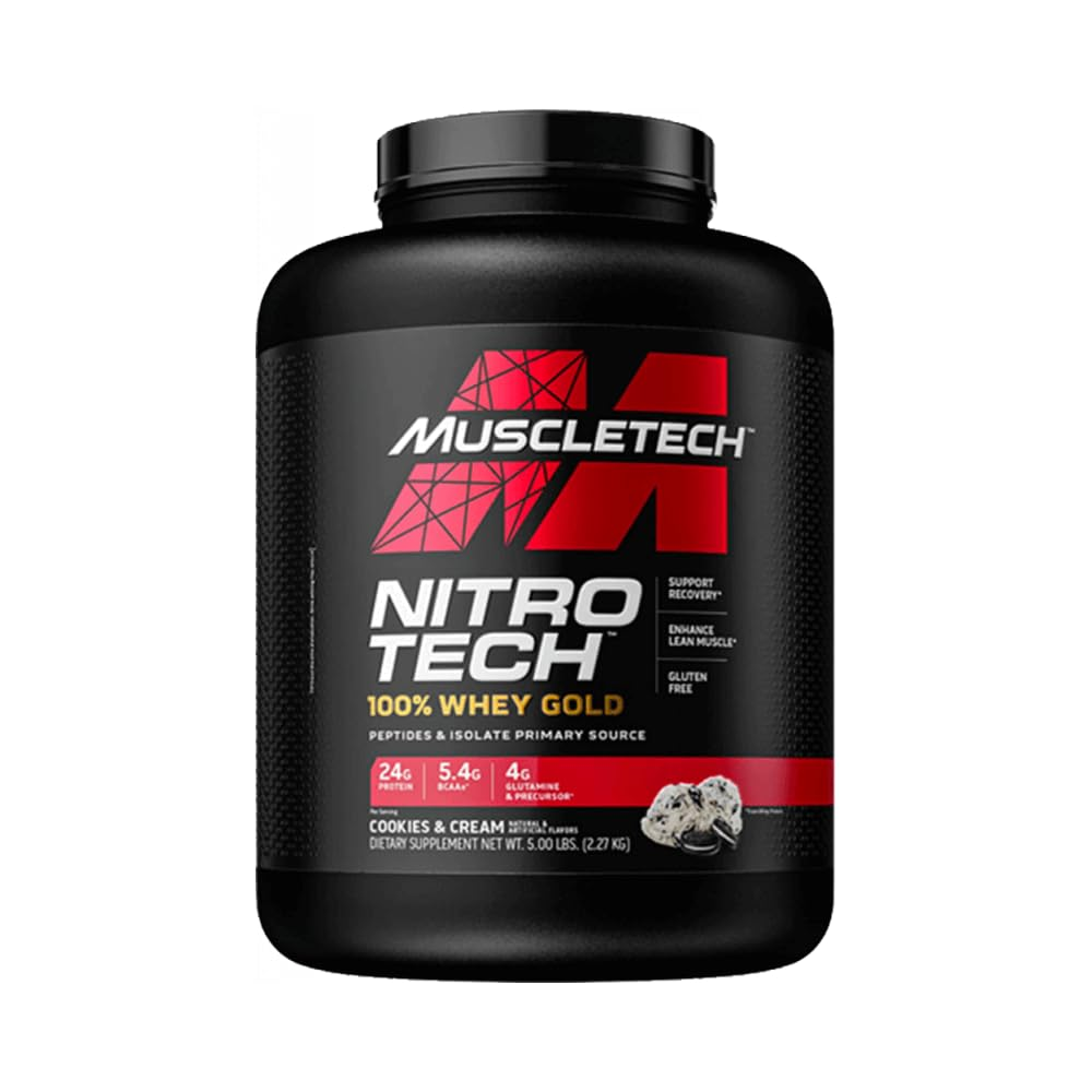 Muscletech Nitro Tech 100% Whey Gold 2.27kg Double Rich Chocolate