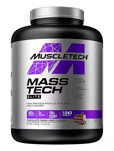 Muscletech Mass Tech Elite 3.18kg Chocolate Fudge Cake