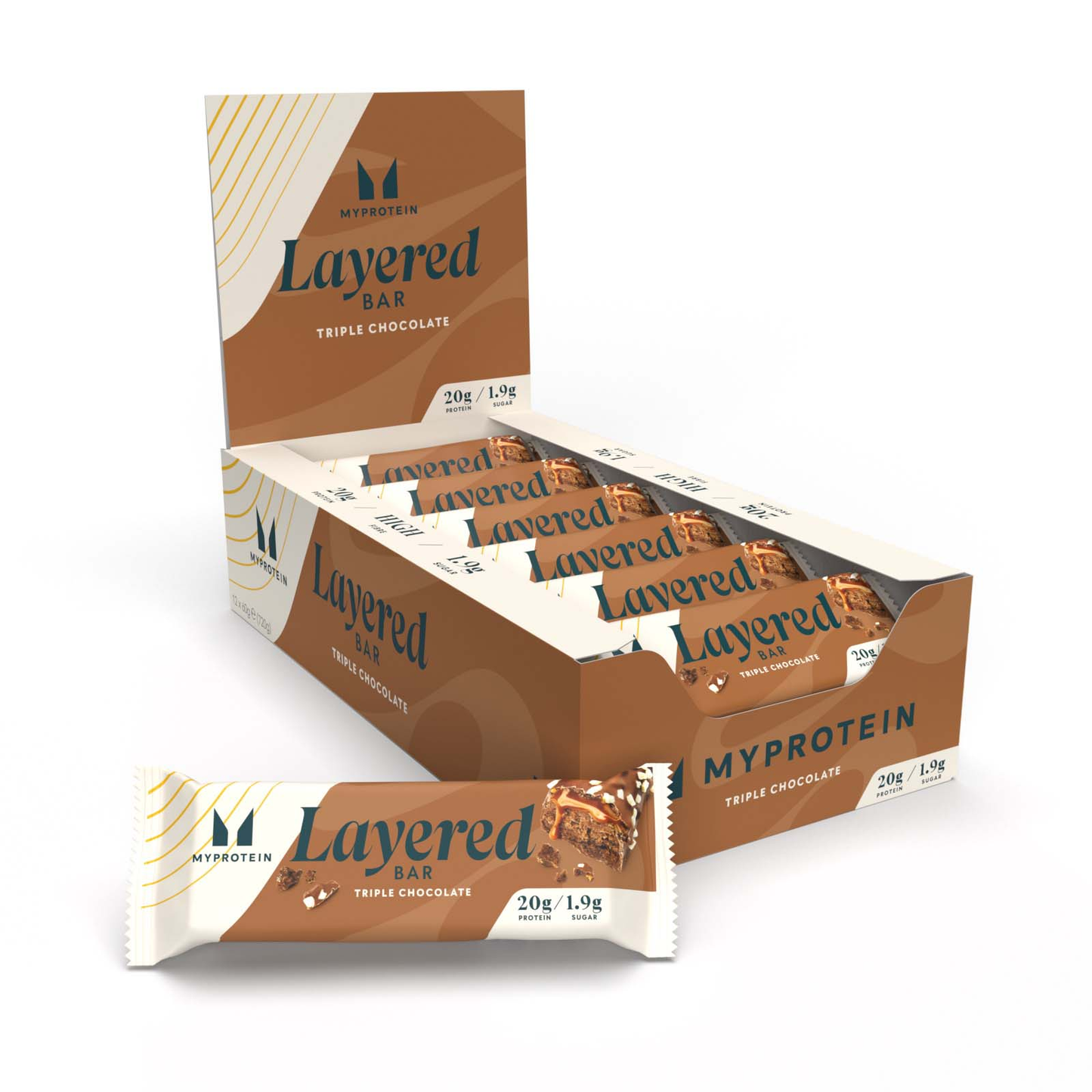 MyProtein MyProtein Layered Bar 12x60g Vanilla Birthday Cake