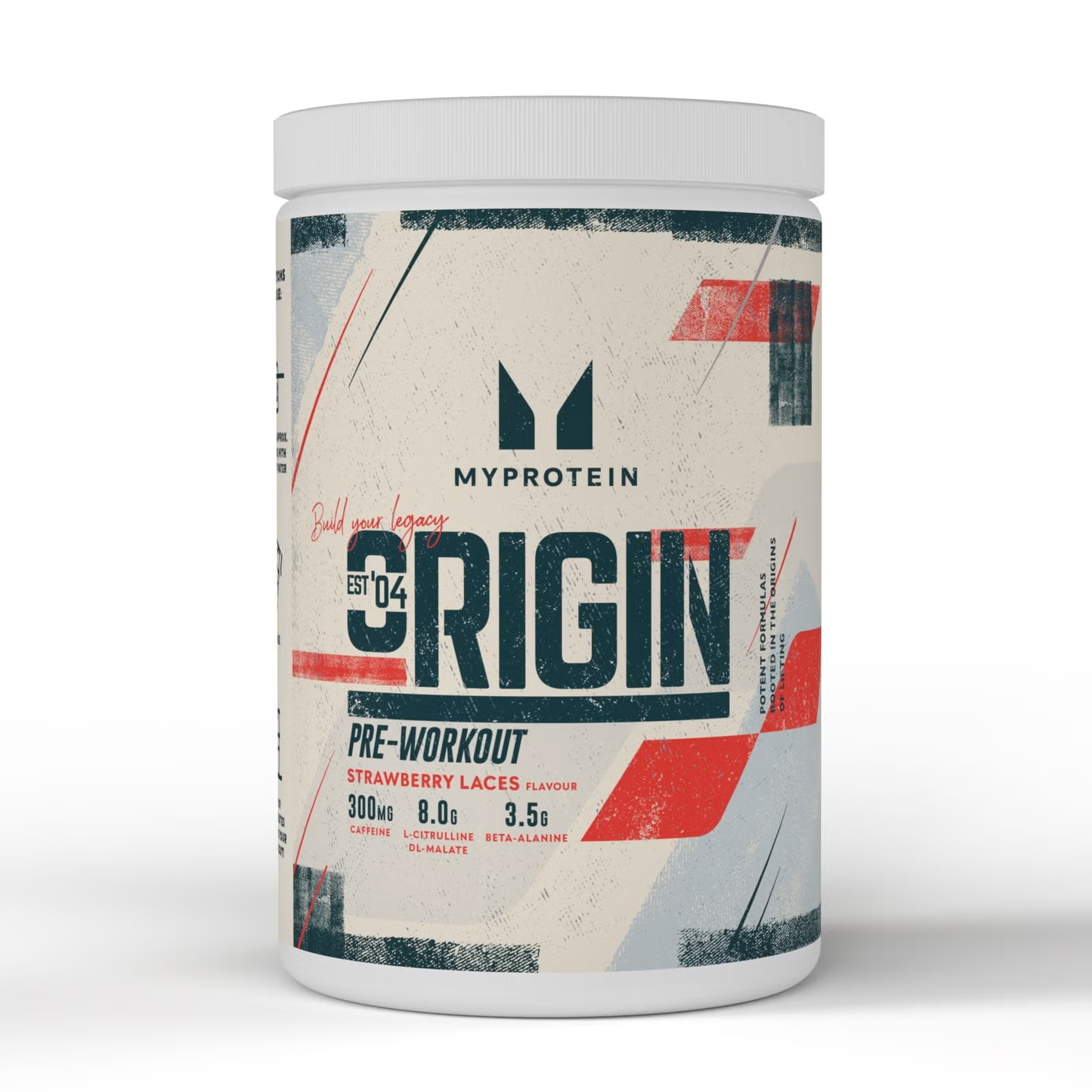 MyProtein Origin Pre-Workout 600g Blue Raspberry Fizz