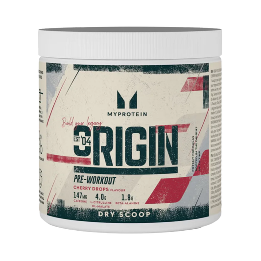 MyProtein Origin Pre-Workout Dry Scoop 288g Cherry Drops