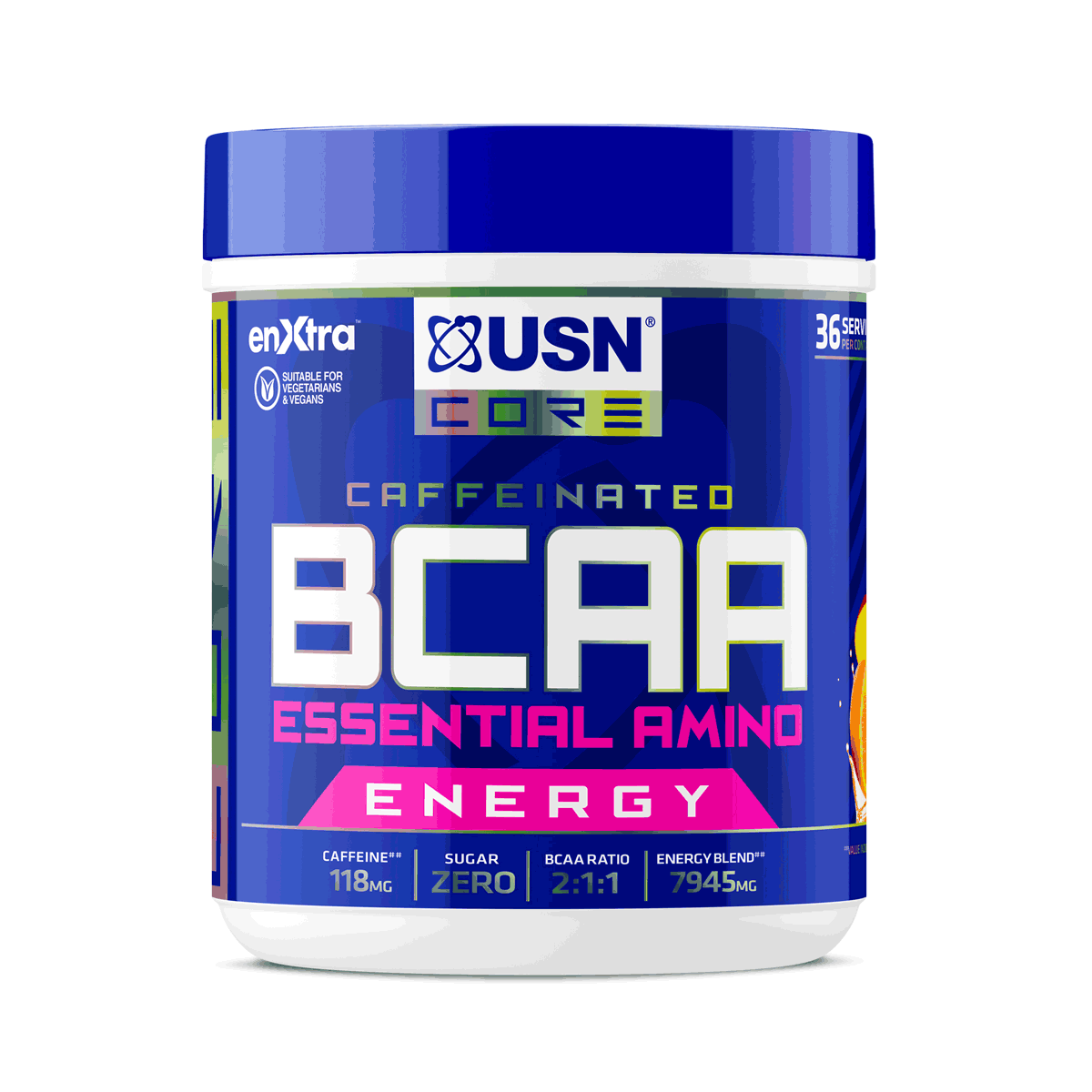 USN BCAA Power Punch Energy 400g Orange Mango