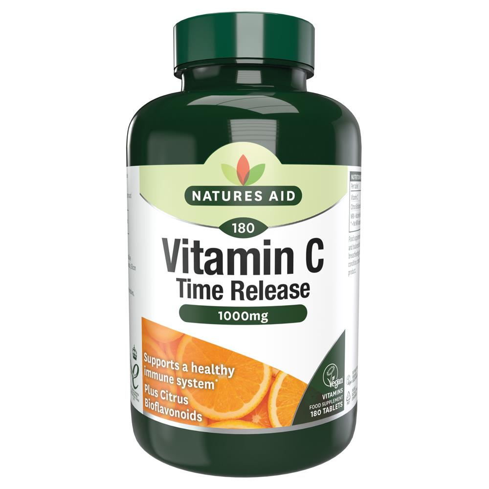 Natures Aid_Vitamin C - 1000mg Time Release 180 Tablets