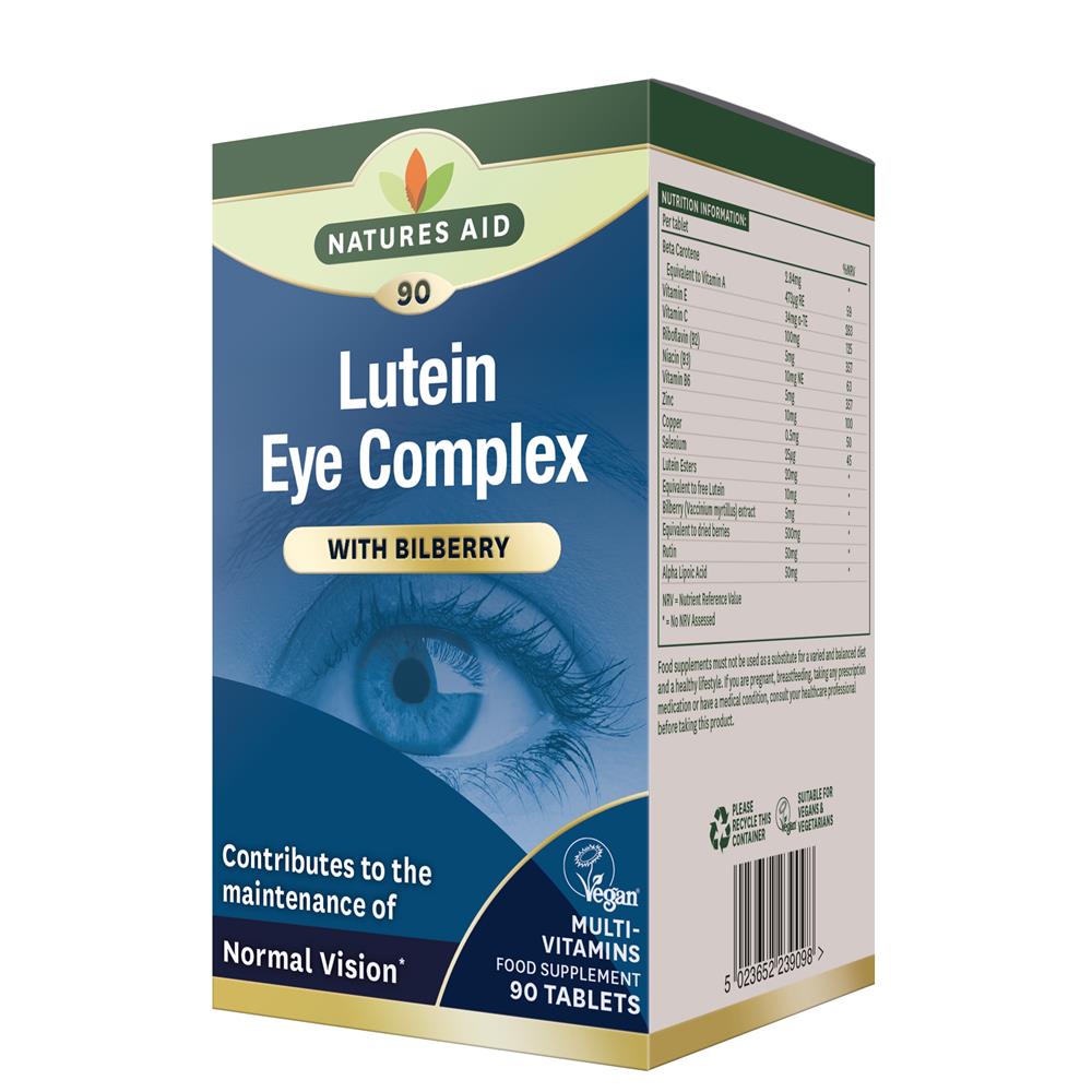 Natures Aid_Lutein Complex with Bilberry 90 Tabs