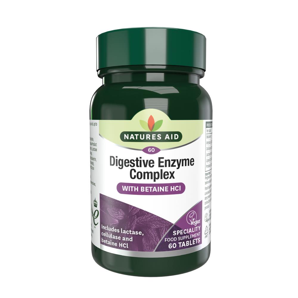 Natures Aid_Digestive Enzyme Complex (with Betaine HCI) 60 Tab