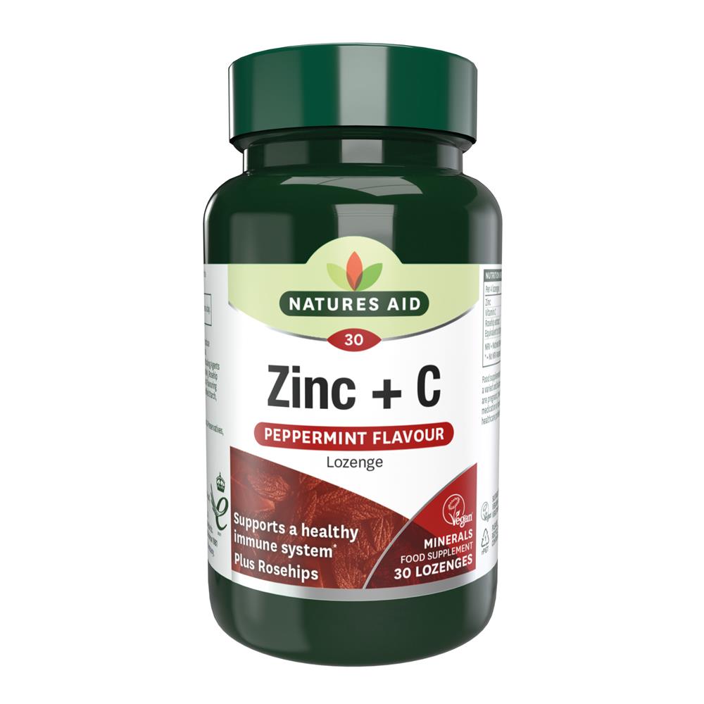 Natures Aid_Zinc Lozenge (Peppermint) 30 Tablets