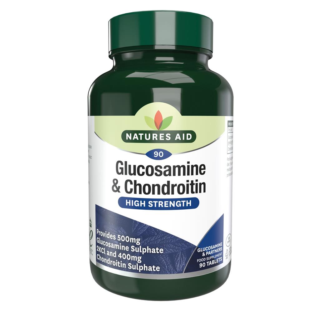 Natures Aid_Glucosamine Sulphate 500mg + Chondrotin 400mg 90
