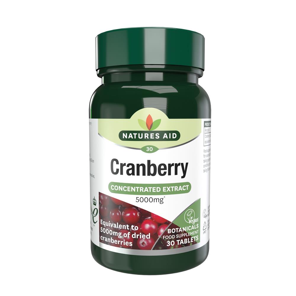 Natures Aid_Cranberry - 200mg (5000mg equiv) 30 Tabs