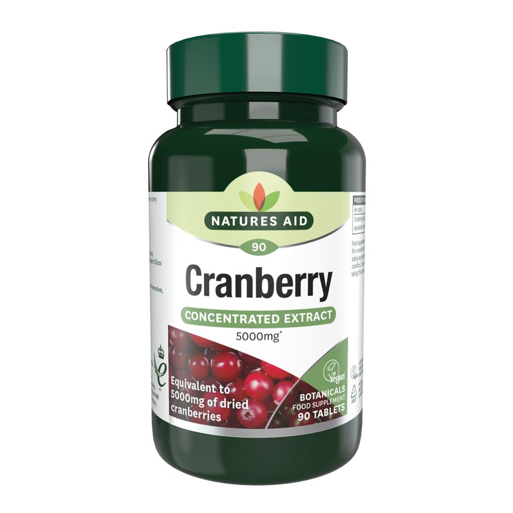 Natures Aid_Cranberry - 200mg (5000mg equiv) 90 Tabs