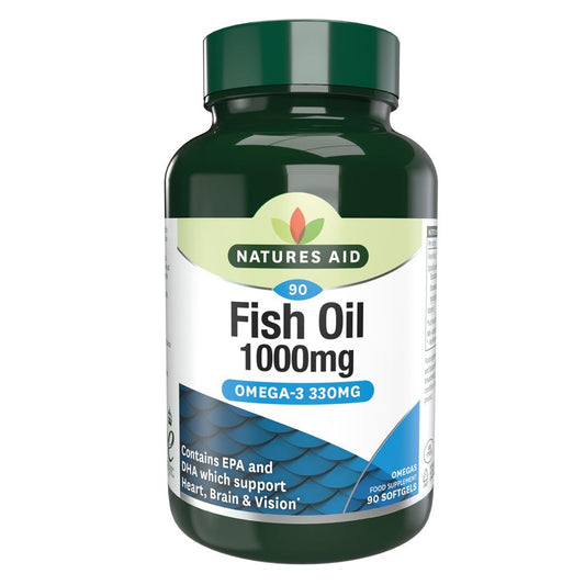 Natures Aid_Fish Oil - 1000mg (Omega-3 Rich) 90 Caps