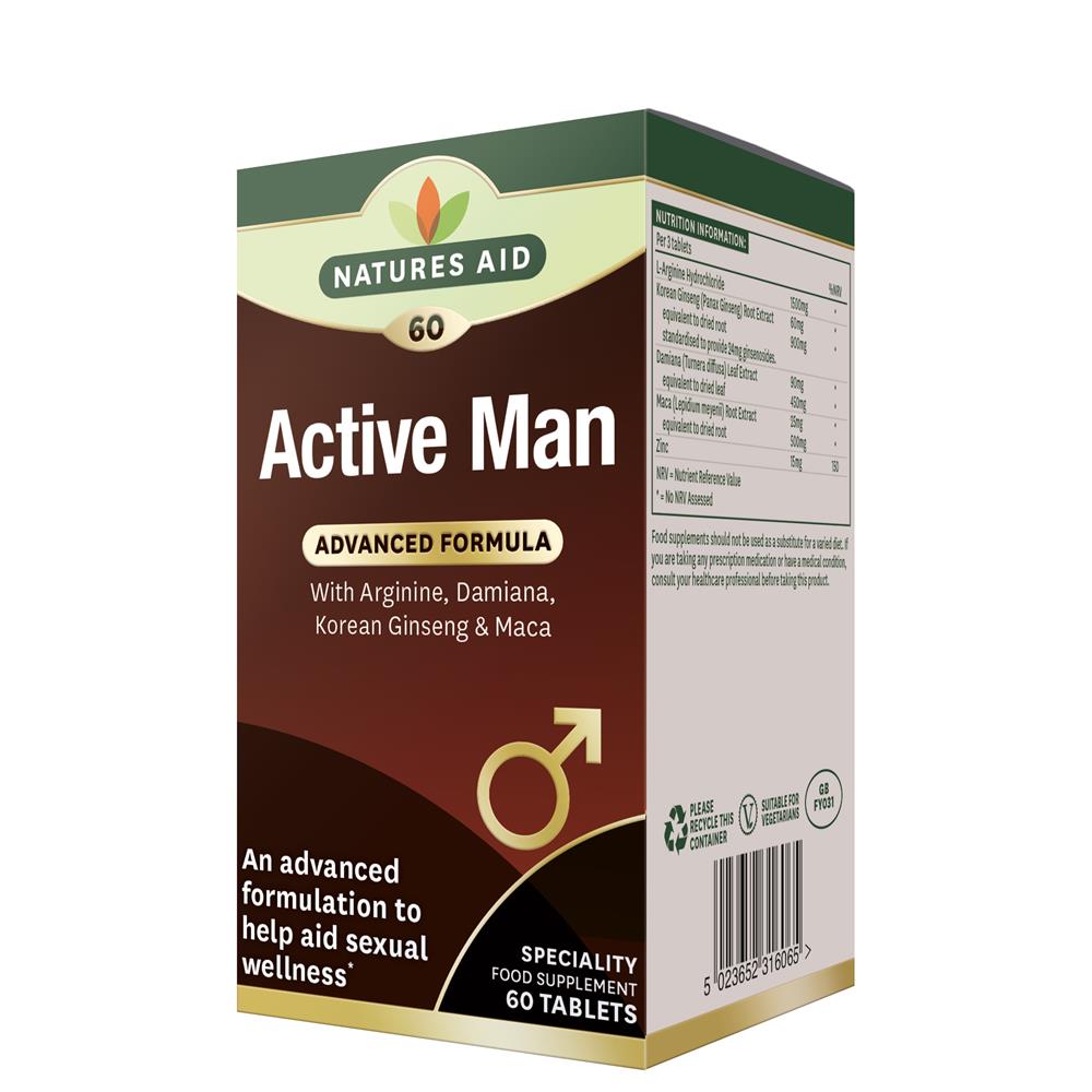 Natures Aid_Active Man 60 Tablets