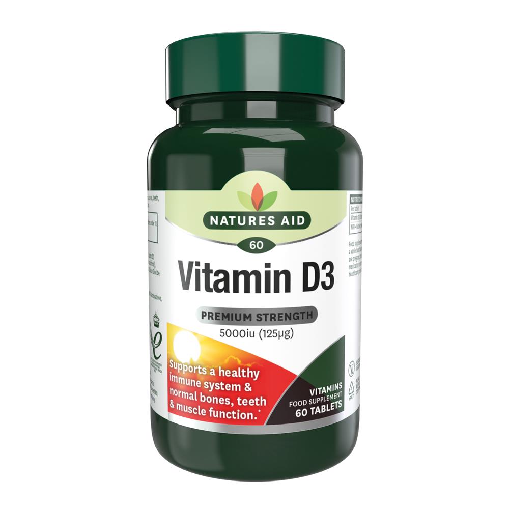 Natures Aid_Vitamin D3 5000iu 60 Tablets