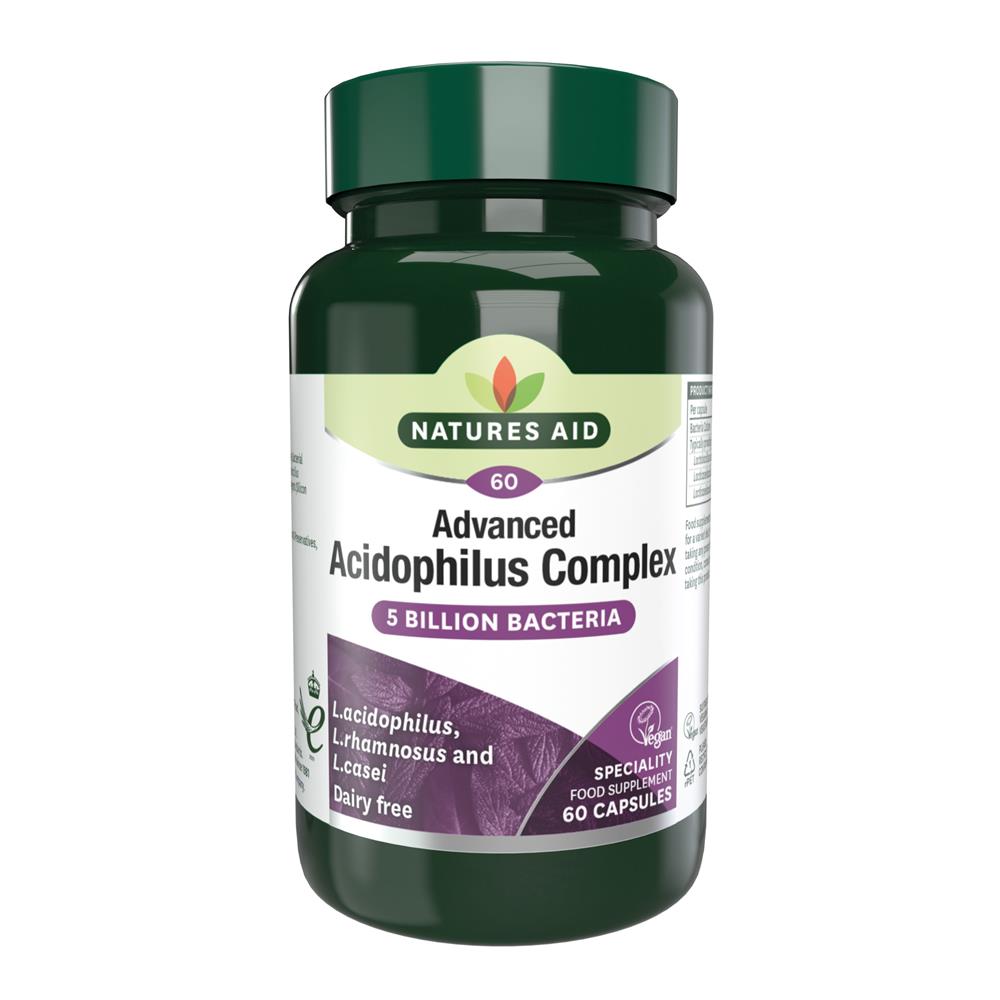 Natures Aid_Acidophilus Complex 5 Billion Bacteria 60 Capsules