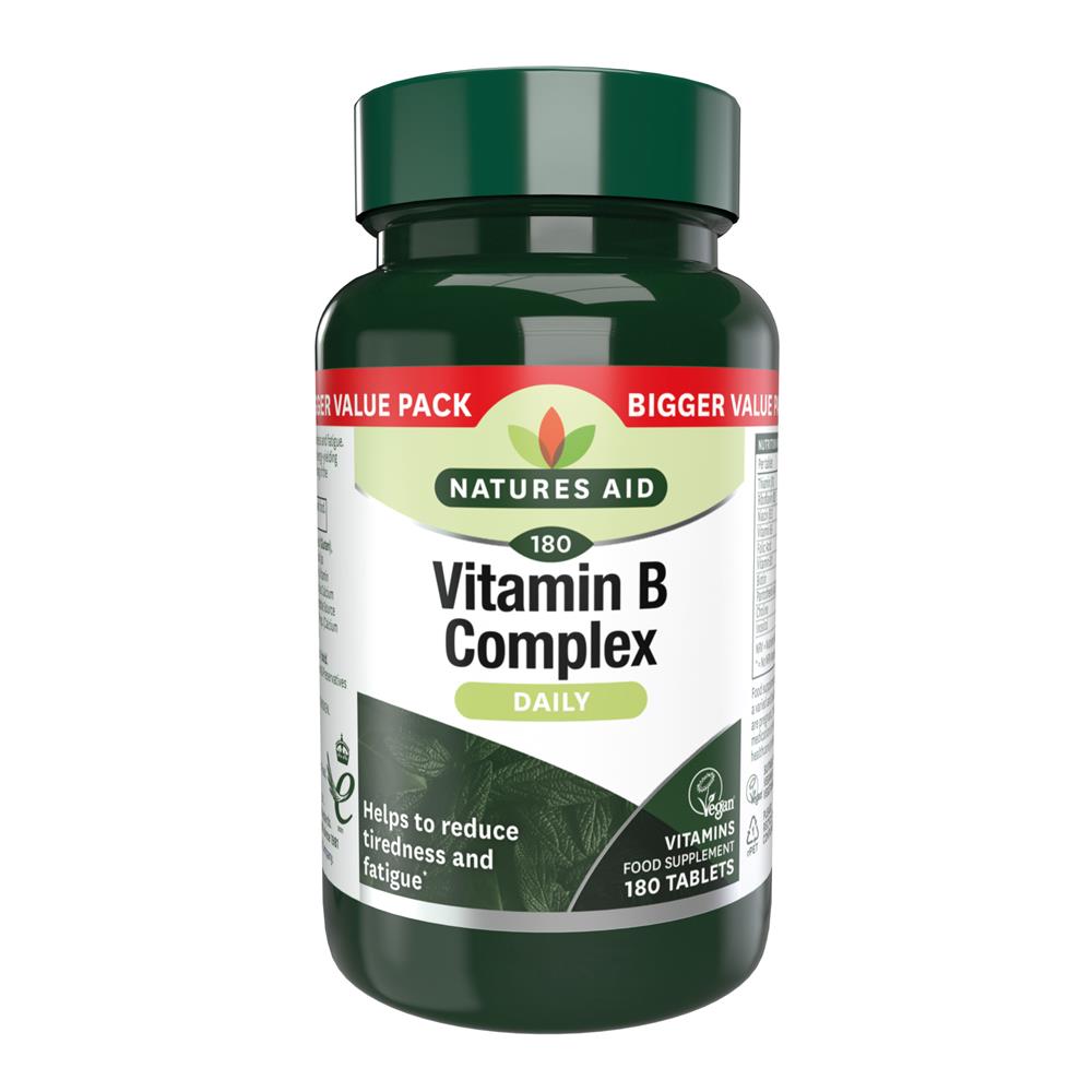 Natures Aid_Vitamin B Complex (Improved Formula) 180 Tablets