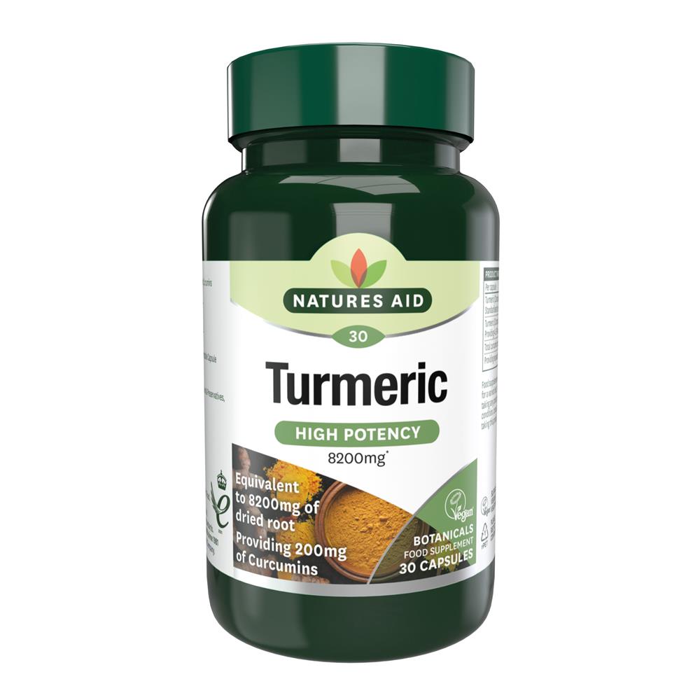 Natures Aid_Turmeric 8200mg (High Potency) 30 caps