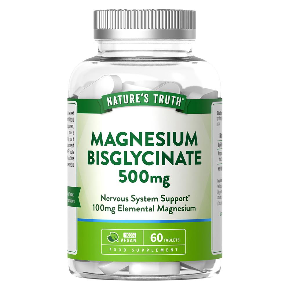 Nature's Truth_Magnesium Bisglycinate 500mg 60 Tablets