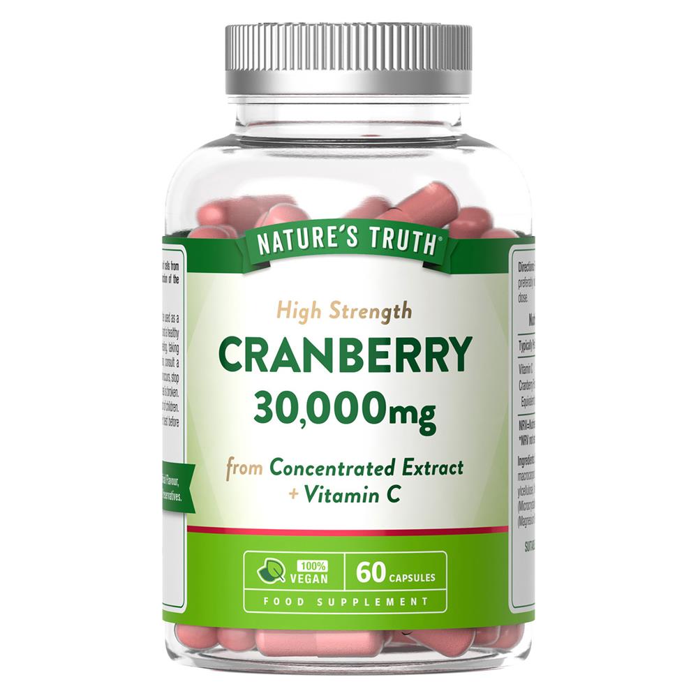 Nature's Truth_Cranberry Extract 30000mg w/ Vitamin C 60 Capsules