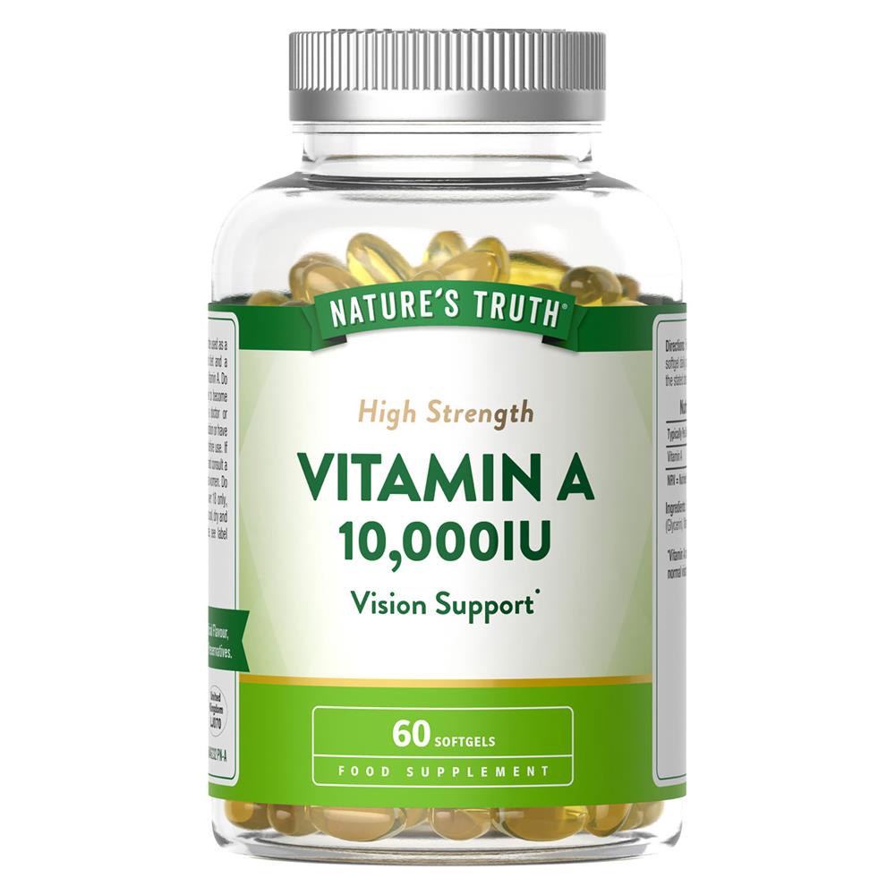 Nature's Truth_High Strength Vitamin A 100000iu 60 Softgels