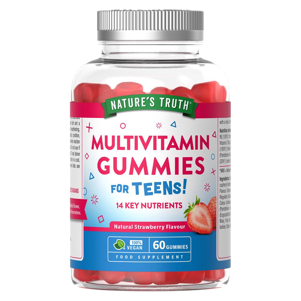 Nature's Truth_Teens Multivitamin Strawberry 60 Gummies