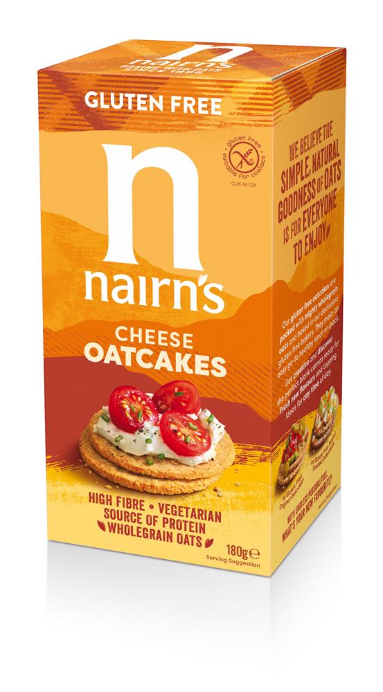 Nairns_Gluten Free Cheese Oatcake 180G