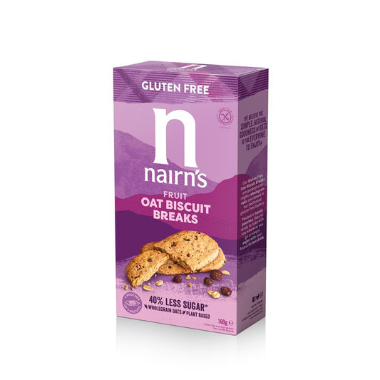Nairns_Gluten Free Oats and Fruit Biscuit Breaks 160g