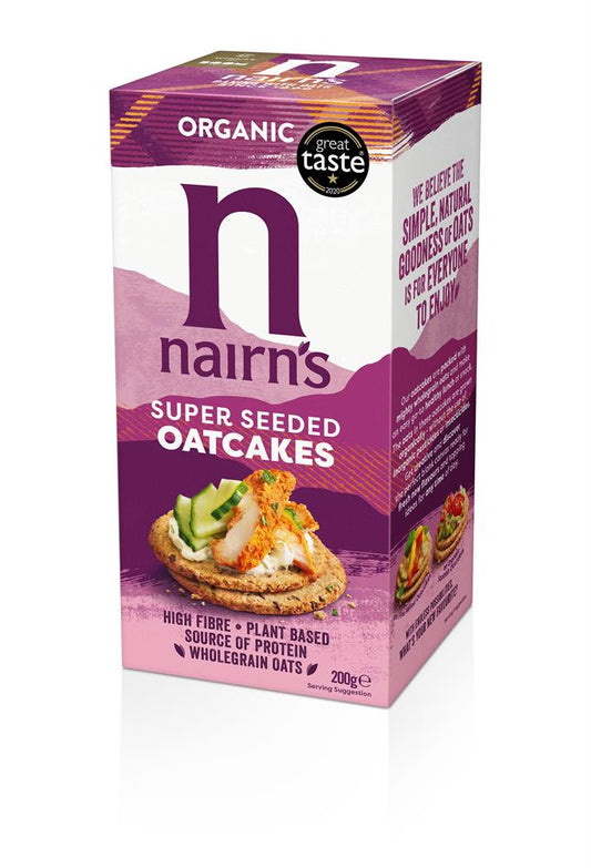 Nairns_Organic Super Seeded Oatcakes 200g