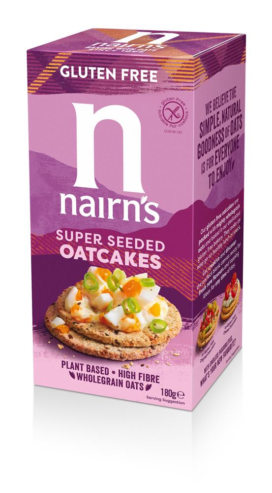 Nairns_Gluten Free Super Seeded Oatcake 180g