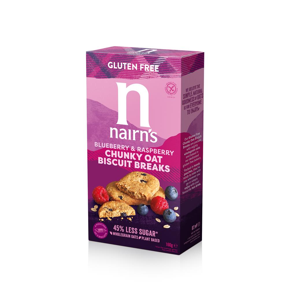 Nairns_Gluten Free Blueberry & Raspberry Chunky Oat Biscuit Breaks 160g