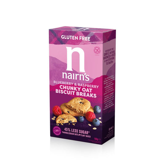 Nairns_Gluten Free Blueberry & Raspberry Chunky Oat Biscuit Breaks 160g