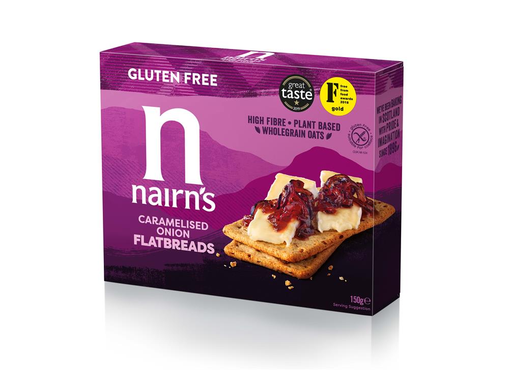 Nairns_Gluten Free Caramelised Onion Flatbreads 150g
