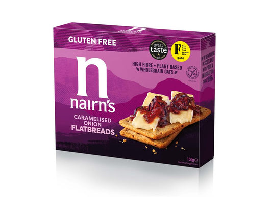 Nairns_Gluten Free Caramelised Onion Flatbreads 150g