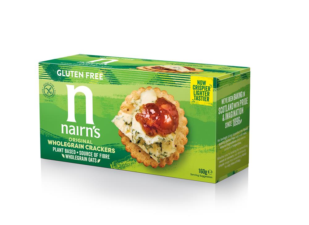 Nairns_Nairn's Gluten Free Original Wholegrain Cracker 160g