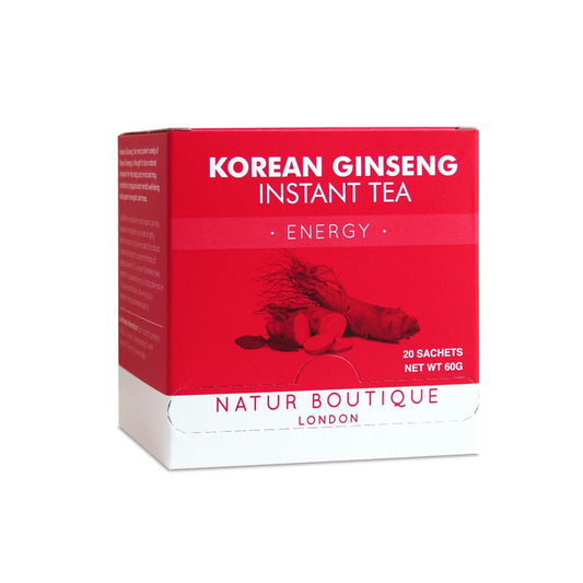 Natur Boutique_Ginseng Instant Tea 20 Sachets. Energy