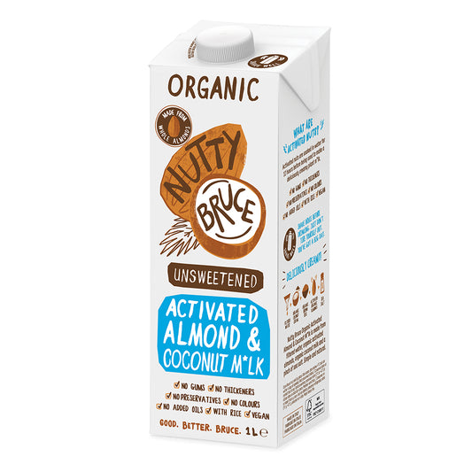 Nutty Bruce_Activated Almond & Coconut Milk 1L-Pack of 2