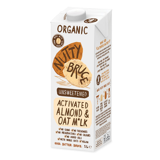 Nutty Bruce_Activated Almond & Oat Milk 1L-Pack of 2