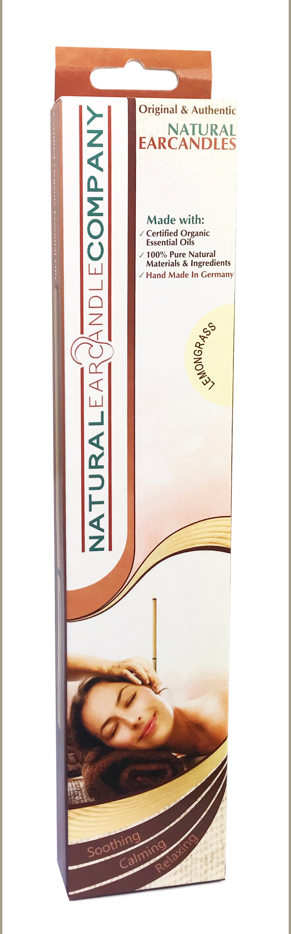 Natural Ear Candle_Lemongrass Ear Candles 1 Pair Pack