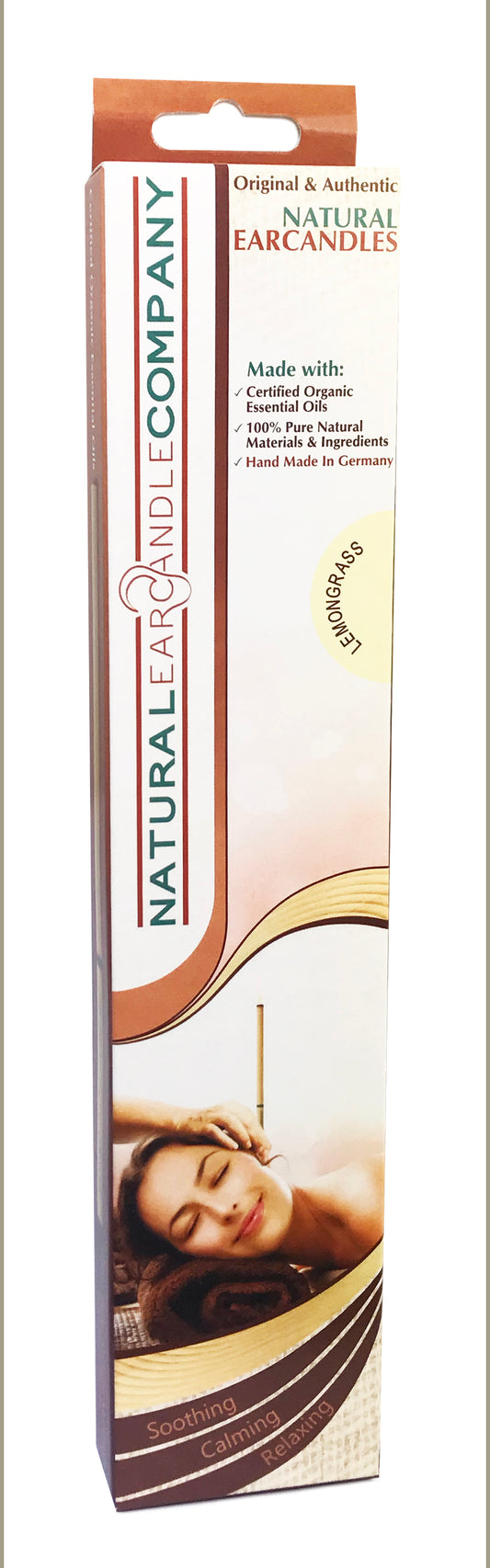 Natural Ear Candle_Lemongrass Ear Candles 1 Pair Pack