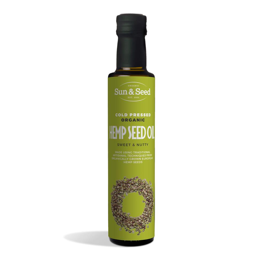 Sun and Seed_Organic Hemp Seed Oil-cold pressed 250ml