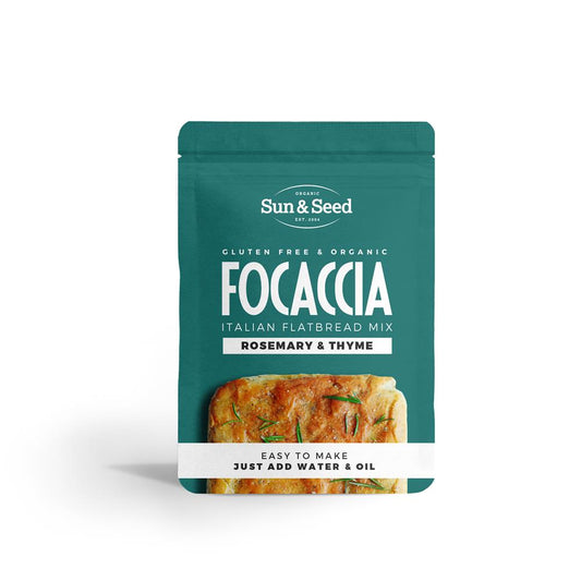 Sun and Seed_Organic GF Focaccia Mix Rosemary & Thyme 300g-pack of 2