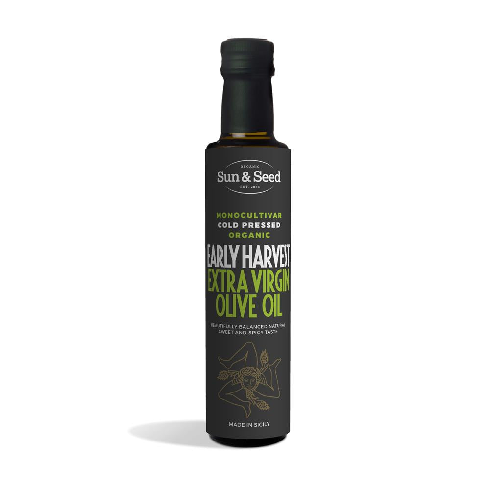 Sun and Seed_Organic Early Harvest Sicilian Extra Virgin Olive Oi