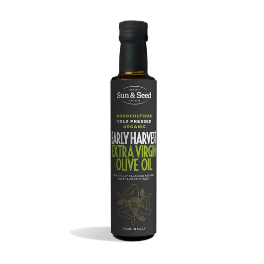 Sun and Seed_Organic Early Harvest Sicilian Extra Virgin Olive Oi