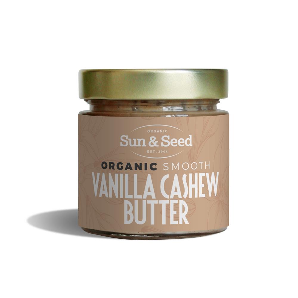 Sun and Seed_Organic Raw Cashew & Vanilla Butter 200g