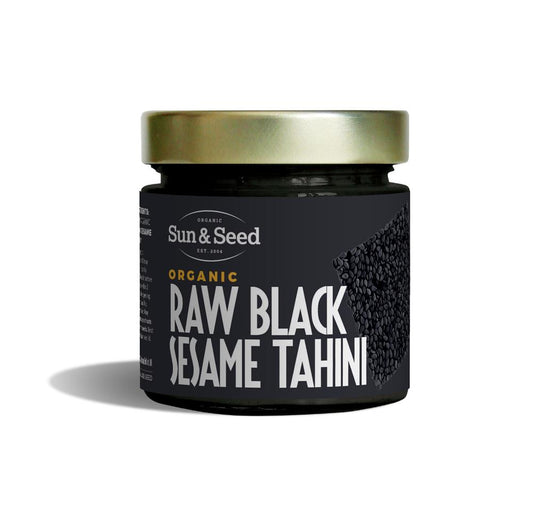Sun and Seed_Organic Raw Black Sesame Tahini 200g