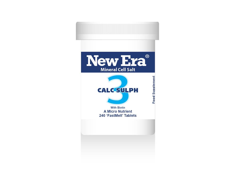 New Era_No.3 Calc. Sulph. 240 tabs