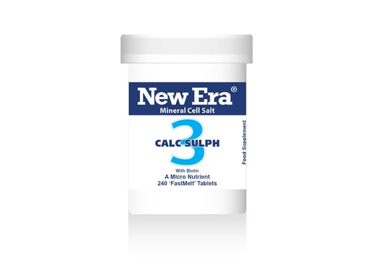 New Era_No.3 Calc. Sulph. 240 tabs