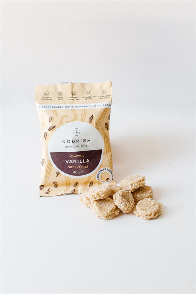 Nourish Grow Cook Enjoy_Nourish Vanilla Coconut Bites 40g-pack of 5